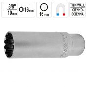 Tubulara pentru Bujii 16 mm Magnetizata - YT-38511