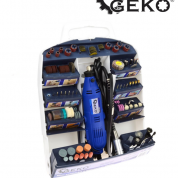 Set mini polizor drept cu accesorii 270W - Geko G81220-MT